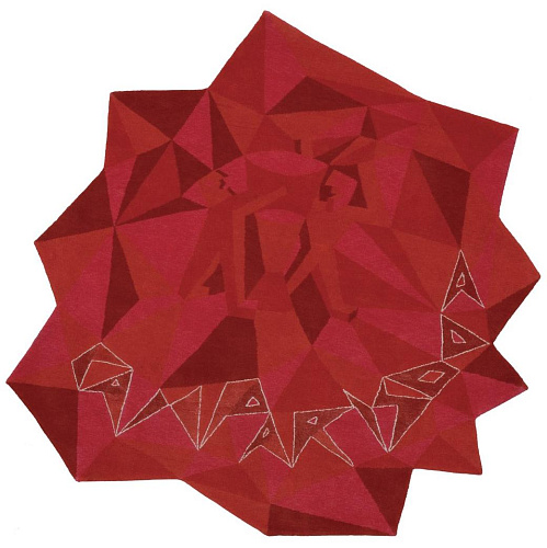 Campari soda designer handgeweven vloerkleed
