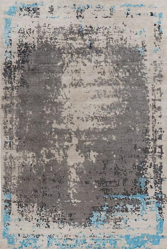 Handgeknoopt bamboe zijde Indiaas tapijt