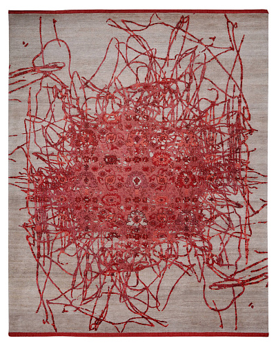 Bidjar muted 2 rood tapijt