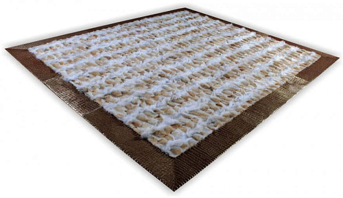 Croco wolf bont tapijt