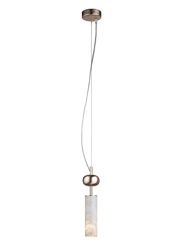 Carrara Marmer Hanglamp met Zachtgouden Afwerking