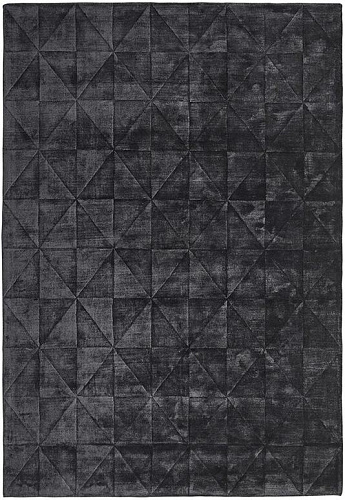 Triangles Anthracite vloerkleed