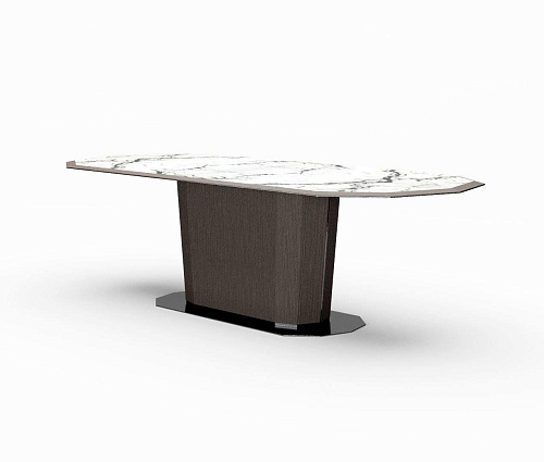Mizar ovale marmeren eettafel