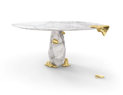 Luxe diamanten eettafel