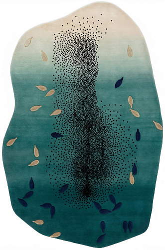 Deep Lagoon luxe vloerkleed