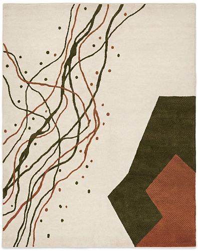 Calligraphic Paths design vloerkleed