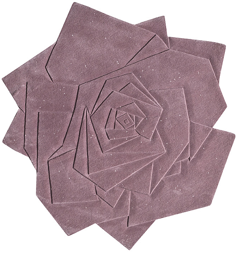 Rose Flower Indiaas handgeweven vloerkleed
