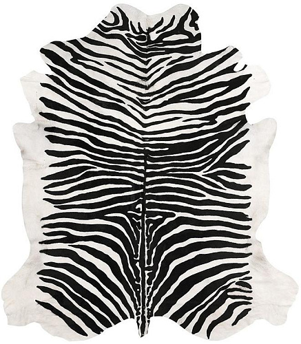 Zebra natuurlijke koeienhuid