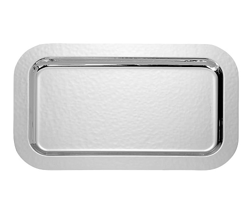 Rechthoekig gehamerd dienblad