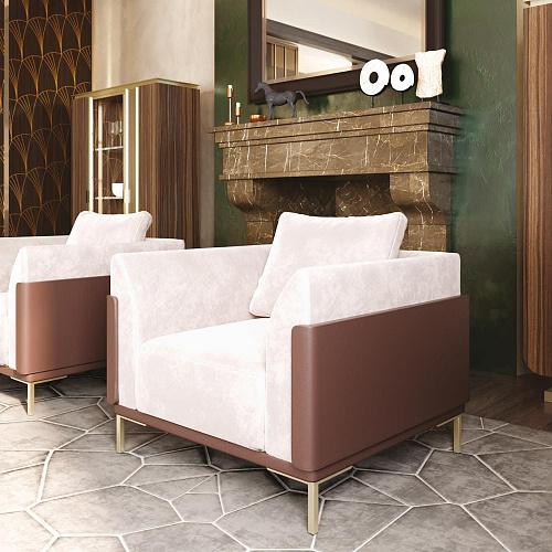 Vittoria eigentijdse Italiaanse fauteuil