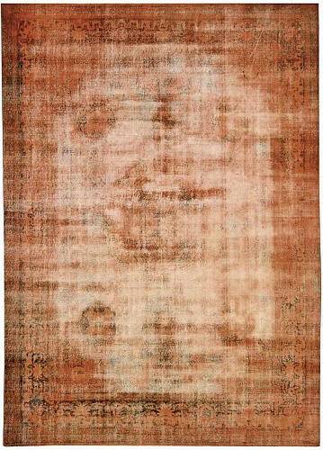Oranje vintage tapijt