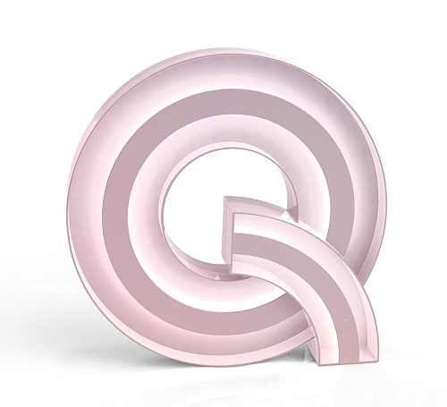 Quirky Letter Q lamp