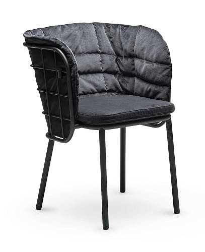 Jujube SP-B Zwarte Buitenstoel