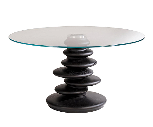 Ometto Ronde Glazen Eettafel