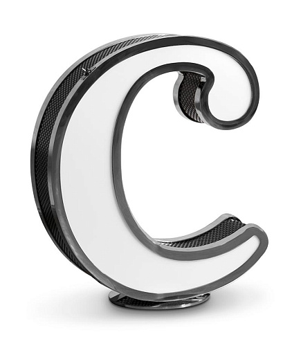 Classic Letter C lamp