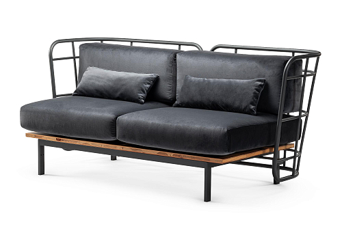 Jujube D Zwarte Buiten Loungebank