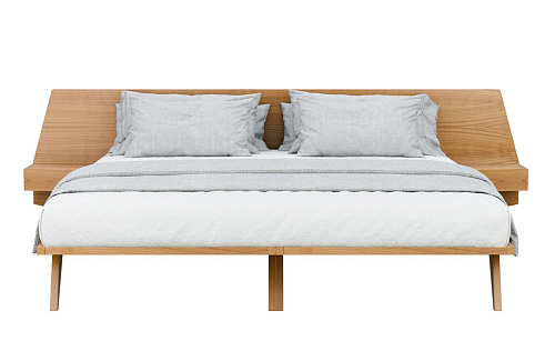 Kersenhout Bed met Nachtkastjes